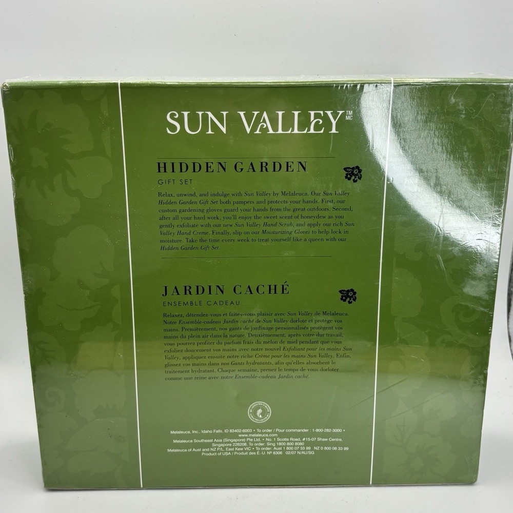 Melaleuca Hidden Garden Sun Valley Spa Gift Set Honeydew Melon-Miel Hand Cream - Picture 7 of 7